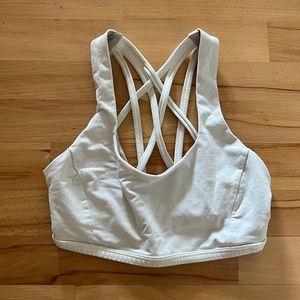 Lululemon White Sports Bra